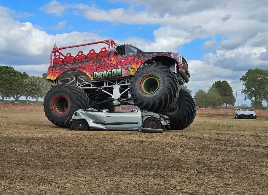 Red Dragon passenger monster truck